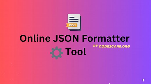 Online Free JSON String Formatter (Prettifier) Tool - Code2care