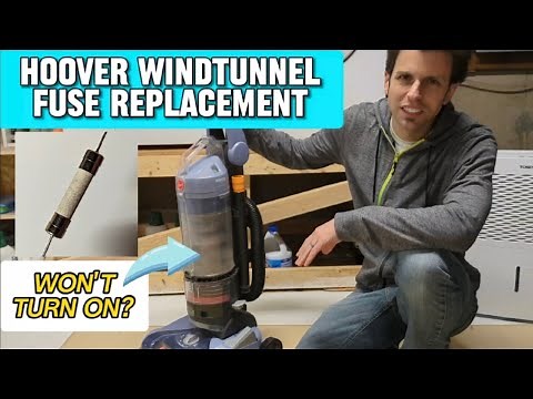 Vacuum Not Turning On? Hoover Windtunnel Fuse Replacement, Assembly, Disassembly, Troubleshooting