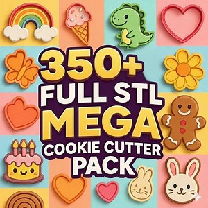 350  Cookie Cutter STL Bundle/for Cookies & Clay/diy - Etsy