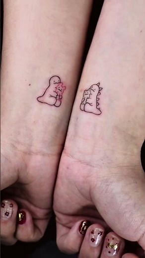 Cute Mini Matching Tattoos 💑 Simple & Meaningful Designs ✨#tattooideas #tattoo #love