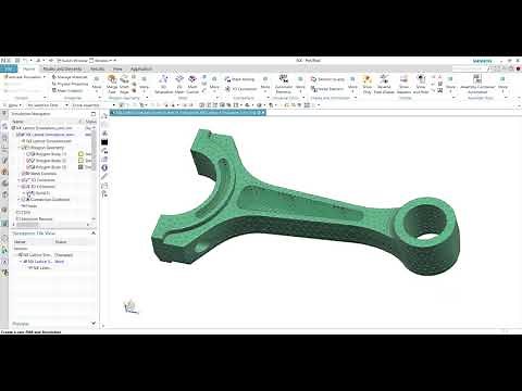 Simcenter 3D - Lattice Structural Simulation