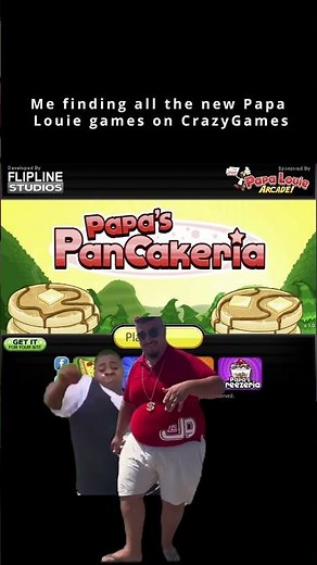 Me finding all the new Papa Louie games on CrazyGames