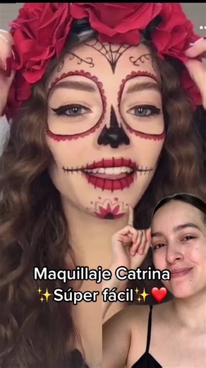 Maquillaje de Catrina Fácil y Bonito