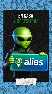 Necesitaba el alien para que me pase la plata #whatsapp #compartir #pyf #pdb #seguime #humor #plata #pyfツ #alias #transferencia | Pedazo de boludooo