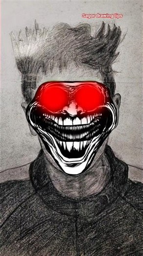 How to draw troll face Thanos from Squad Game #drawing #art #viral #squidgame #thanos #viralshorts