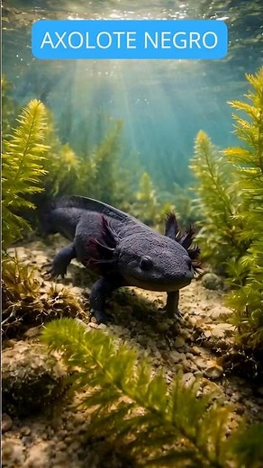 Black Axolotl — The Amphibian That Can Regenerate Its Own Body
