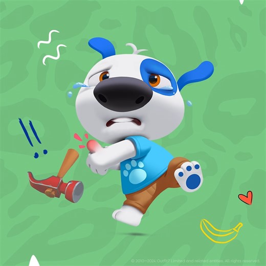 I'm guessing Talking Hank's "new adventures" plan isn't going so great... 😬😅 | Talking Angela