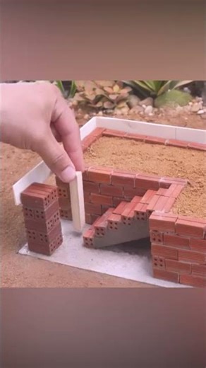 Building a Miniature House with Real Bricks | Full DIY Construction Set