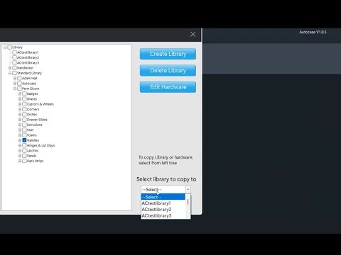 Copying Parts to a Custom Library - Autocase