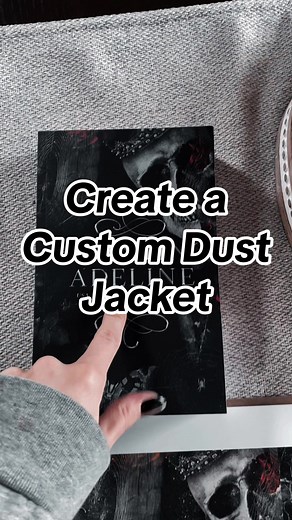 Voice overs are hard 🙃 I’ll get better.. How to create a dust jacket using Canva and Fedex printing. #booktok #books #fyp #dustjacket #bookcover #hauntingadeline #custombook #bookreview #create #canva #diy