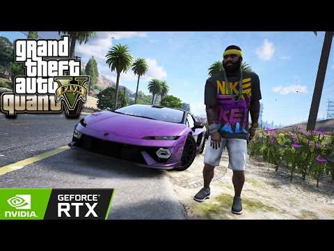 GTA 5 - Lively World Expansion V3.5 With Insane Vegetation On RTX 5070 TI!!..(PC Mods)