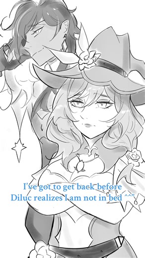 JeanLuc & Diluc: Genshin Impact Fanart & Moments