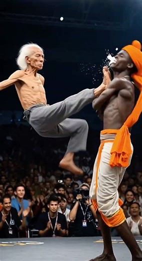 The first lesson from an 80-year-old master #kungfu #fight #kungfumaster #amazing #wwe