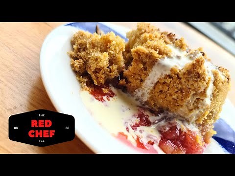 The Best Apple and Rhubarb Crumble