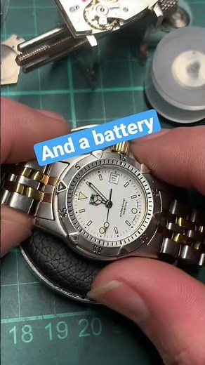 Tag Heuer Watch. Crown needs fixing. Battery needs changing