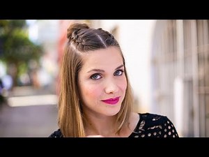 Semirecogido para pelo corto por | Peinados con trenzas