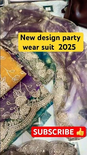 New Suit Party Wear 2025 Stylish Suit Design| Latest Party Wear Dress Collection #viralvideo #viral