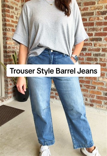 Comfy Relaxed Fit Trouser Style Jeans