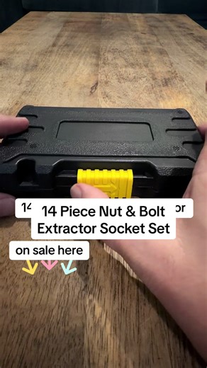 14 Piece Nut & Bolt Extractor Socket Set Impact Bolt & Nut Remover Set, Drive Impact Socket, 1 Set Universal Impact Bolt and Nut Extractor Parts, Power Tool Accessories #socketset #extractorset #nutsocketset #boltsocketset #tiktokmademebuyit
