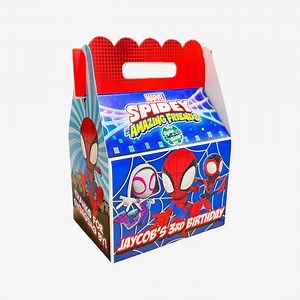 Spidey and Friends Birthday Party Favor Boxes: Personalized Gable Boxes (set of 8) - Etsy
