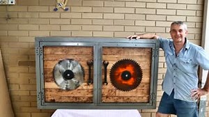 Gavin Clark made an Industrial Cabinet with all reclaimed materials. Not only does he make a really cool looking storage cabinet complete with Wrench Handles, but he also gives detailed instructions along the way! This guy is awesome. Go check out this project and subscribe to his channel at Gavin Clark on YouTube. #WorldsGreatestPowerToolNewsShow #Coptool #WeekInReview #MakerBreak #DIY #Reclaimed #Metalworking #Woodworking #Cabinet #Storage #Maker #Building | Tool Show | Facebook