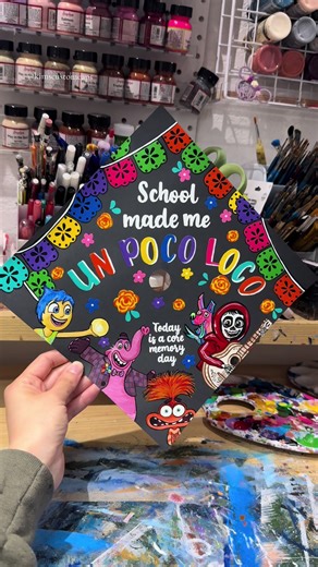 Creative Coco x Inside Out Graduation Cap Design Ideas
