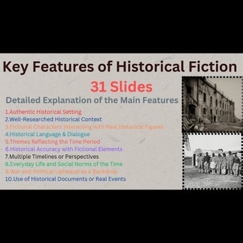 Historical Fiction Genre PowerPoint - Key Elements of Historical Fiction (PPT)