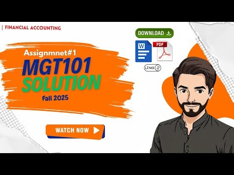 MGT101 Assignment No 1 Solution 2025 | MGT101 Assignment 1| MGT101 Solution | Fall 2025 Solution |