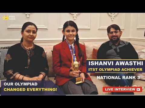 🌟 National Glory for SAJS Cantt | Ishanvi Secures Rank 3 in ITST 🌟