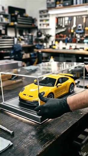 Porsche 911 GT3 RS Model Display 😍 Luxury Setup Build #trendingshorts