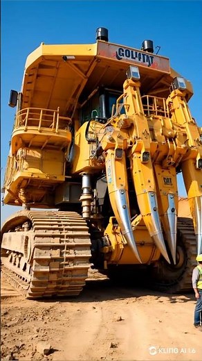 Power of GOLIATH: CAT's Giant Machine in Action"