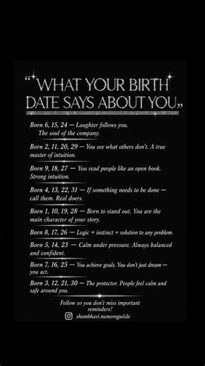 Read your birth date👀#Numerology#BirthDate #ForYou#ExplorePage #Trending#fyp#yt#explore#shorts#birth