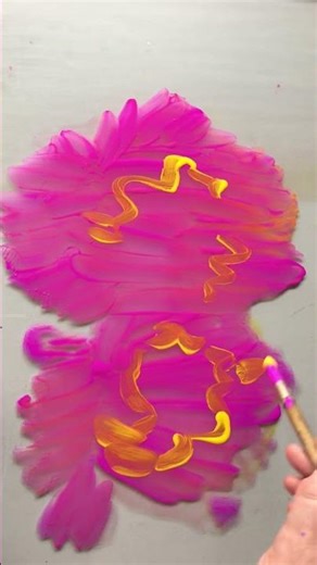 I make prints using monotype technique for art projects #art #contemporaryart #painting #artist