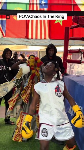 Portable's Chaotic Entrance at DJ Chicken's Boxing Match