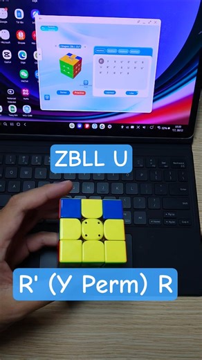 Easy ZBLL U 25 #zbll #cfop #rubikscube