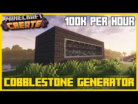 I Made a Super Compact Cobblestone Farm | Create Mod