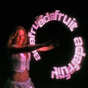 Genesis Poi: DotStar LED Persistence-of-Vision @adafruit