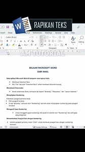 2.8M views · 44K reactions | rapikan dokumenmu dengan cepat menggunakan format painter #microsoftword #belajarngetik #belajarexcel #belajarkomputer #tutorialkomputer | AM Tutorial | Facebook