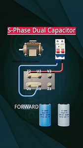209K views · 1.5K reactions | Single Phase Dual Capacitor Wiring #reels #Electrical #ElectricalEngineering #Electrician #ElectricWork #ElectricalTips #ElectricalKnowledge #ElectricalSafety #ElectricalWiring #ElectricalDiagram | Powerd By Electronic | Facebook