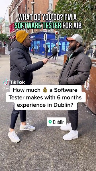 Software Tester Salary in Dublin: Street Interview