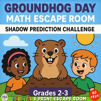 Groundhog Day Math Escape Room – Shadow Prediction Challenge | Grades 2–3