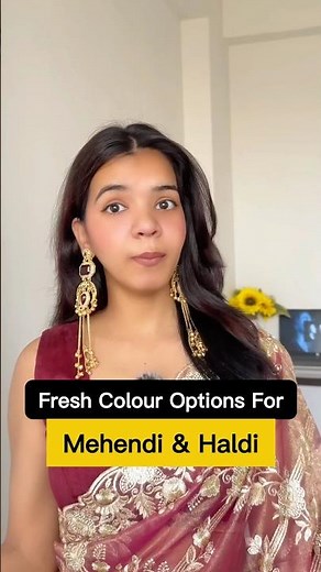 Haldi Outfit Ideas 2026 | What To Wear on Haldi Instead of Yellow💛 Unique Color Options #haldilook