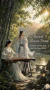 Ancient Zen Music 🌿 Bamboo Flute, Erhu & Zither Relaxing Music #Shorts