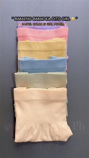 PASTEL COLOR UNDERWEAR FOR GIRLS
