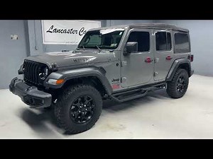 *sold*Pennsylvania 1-owner 2021 Jeep Wrangler Unlimited Willys Sport 4x4 with only 30,317 miles!