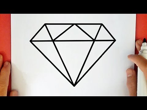 COMO DIBUJAR UN DIAMANTE