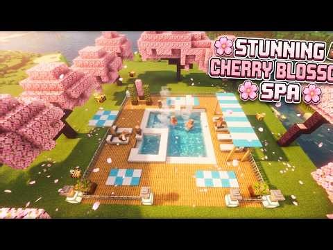 Minecraft Tutorial :: How to Build a Modern Swimming Pool 🏊🏡