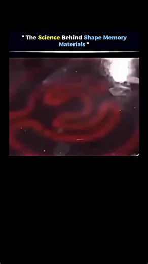 knowledge on Instagram: "**The Science Behind Shape Memory Materials**Shape memory materials are special substances that can return to their original shape after being deformed — all with the help of heat or stress. The most common type is **shape memory alloys** (like Nitinol), which “remember” their original form at a molecular level. When bent or twisted, they stay in that new shape until heated, at which point their internal structure realigns and snaps them back to their preset shape. These