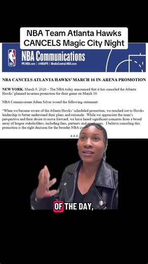 #greenscreen the NBA team Atlanta Hawks has canceled the highly anticipated Magic city night due to lots of backlash from Social Media and Public. Do you agree with this decision or not? Magic city is a staple of Atlanta and it’s culture, but should it be intermingled and promoted by the family friendly NBA