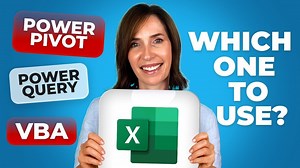 Power Query vs Power Pivot vs VBA : Which Excel Tool Should You Use?